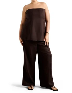 POSEY CURVE LINEN WIDE LEG PANTS