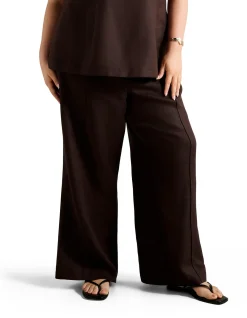 POSEY CURVE LINEN WIDE LEG PANTS