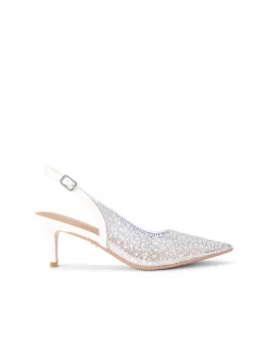 Positano Pearl Low Pearl Slingback Heel