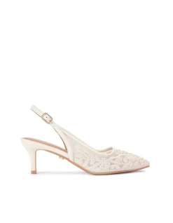 Positano Lace Lace Slingback Heel