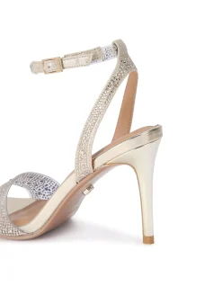 Positano Vinyl Clear Vinyl Heeled Sandal