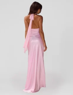 PRAMILA HALTER MAXI DRESS