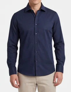 Premium Stretch Poplin Slim Shirt