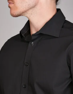 Premium Stretch Poplin Slim Shirt