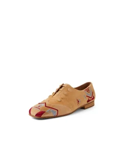 Prinity Embroidered Suede Casual Sneakers