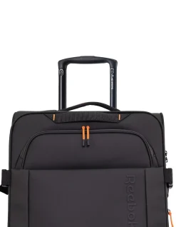 Pro Soft Shell 68cm Expandable Medium Suitcase Black