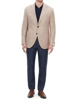 Prospect Light Grisaille Wool & Linen Jacket