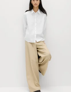 Pure Cotton Collared Button Through Shirt