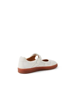 Quesca Mesh Strap Mary Jane Flats