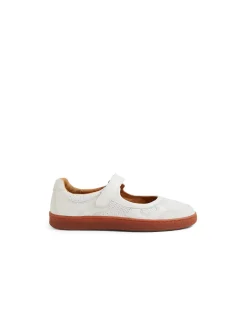 Quesca Mesh Strap Mary Jane Flats