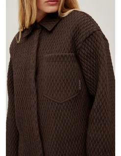 Quilted Logotape Shirt 406