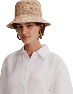Raffia Bucket Hat