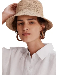 Raffia Bucket Hat
