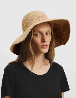 RAFFIA WIDE BRIM HAT