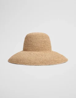 RAFFIA WIDE BRIM HAT