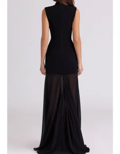 RAPHAELLA COLLAR MAXI DRESS