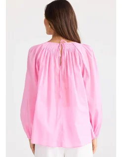 Raphael Relaxed Gathered Neckline Blouse