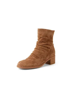 Rarman Perforated Suede Block Heel Boots
