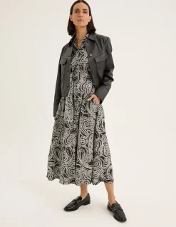 Raw Hide Jacket with Convertible Collar
