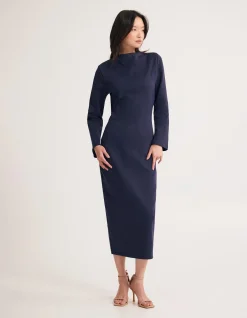 REBECCA PONTI LONG SLEEVE DRESS