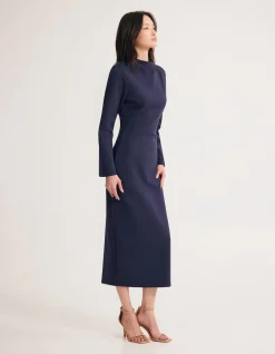 REBECCA PONTI LONG SLEEVE DRESS
