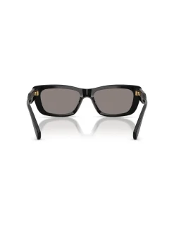 Rectangle BLACK DARK GREY Sunglasses