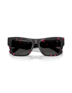 Rectangle FUCSIA HAVANA DARK GREY Sunglasses