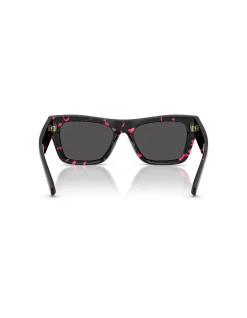 Rectangle FUCSIA HAVANA DARK GREY Sunglasses