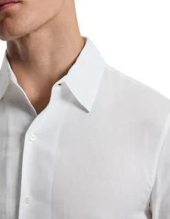 REFINED COTTON LINEN SHIRT