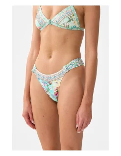 REGULAR BIKINI BOTTOM WITH RUCHED KNOT SIDES