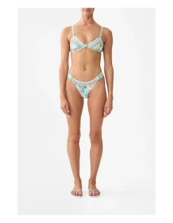 REGULAR BIKINI BOTTOM WITH RUCHED KNOT SIDES