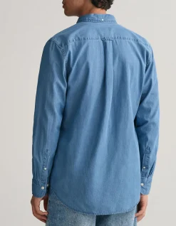 Regular Fit Indigo Shirt