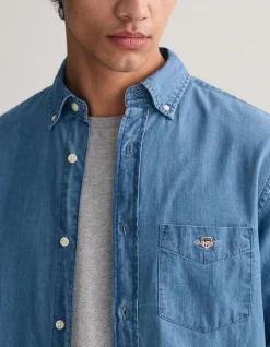 Regular Fit Indigo Shirt