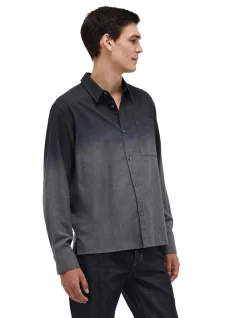 Regular Fit Ombre Flannel Shirt