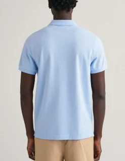 REGULAR FIT SHIELD PIQUE POLO SHIRT