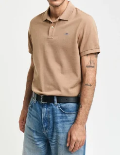 Regular Fit Shield Piqué Polo Shirt