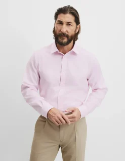 Regular Fit Textured Travel Shirt