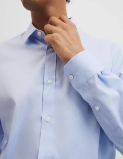 Regular Fit Textured Travel Shirt