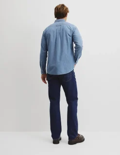 Regular Fit Workwear Chambray Shirt