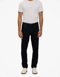 Relaxed Fit Dark Wash Straight Leg Jean