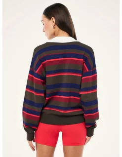 Retreat Stripe Collar Knit