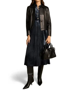 RE - VELVET SHIRT DRESS