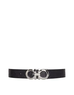 Reversible and Adjustable Gancini Belt