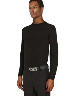 Reversible and Adjustable Gancini Belt