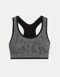 Reversible Seamless Medium Support Sports Bra