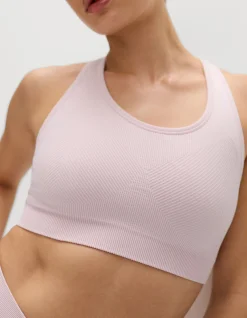 Reversible Seamless Medium Support Sports Bra