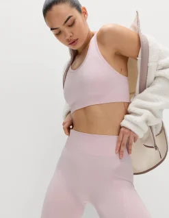 Reversible Seamless Medium Support Sports Bra