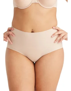 REVIVE SMOOTH WAISTED BRIEF WARM TAUPE