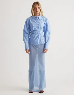 RHIAN BALLOON SLEEVE SHIRT