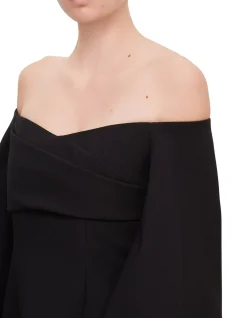 RINA LS OFF SHOULDER MAXI DRESS
